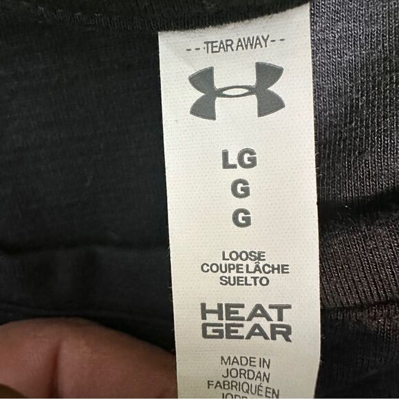 UNDER ARMOUR Heat Gear, Black, Long Sleeve, Open Back, Pullover Top size L - Picture 5 of 5